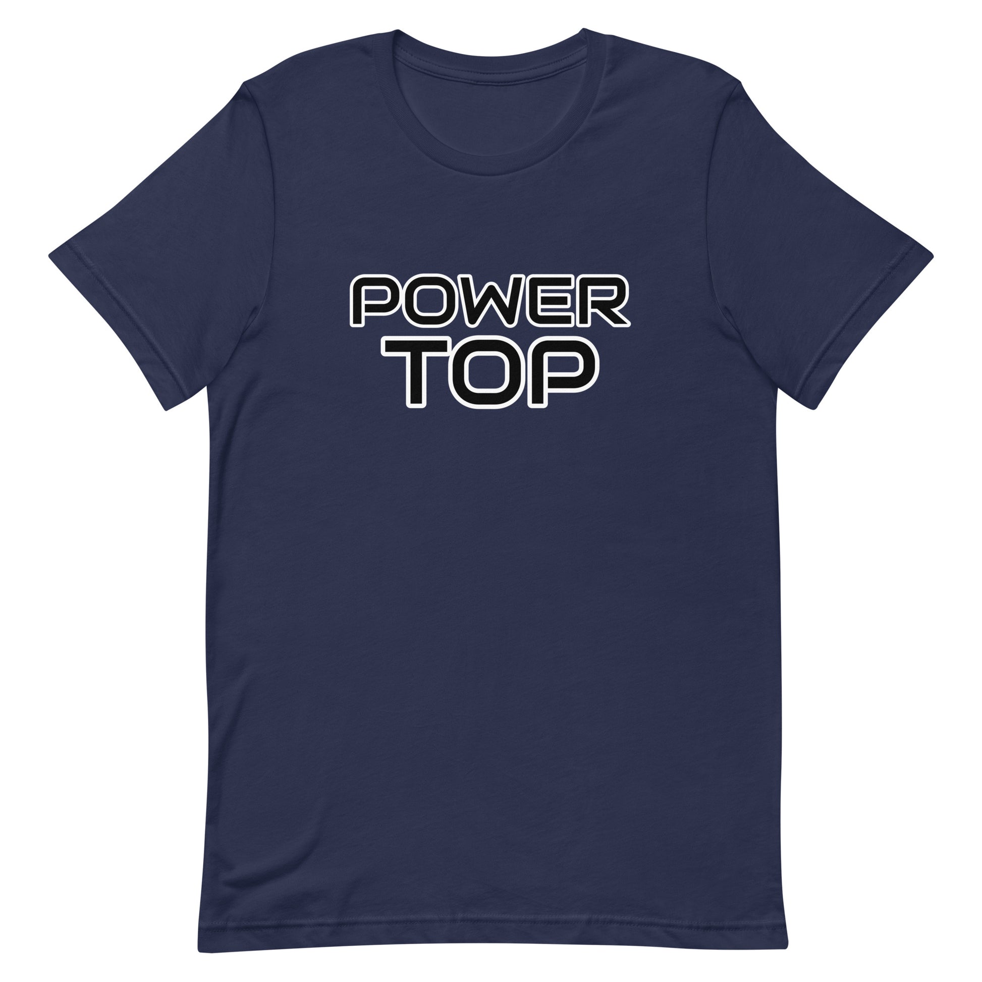 Power Top T-shirt Navy Gay unisex-staple-t-shirt-navy-front-64ed2cec94412