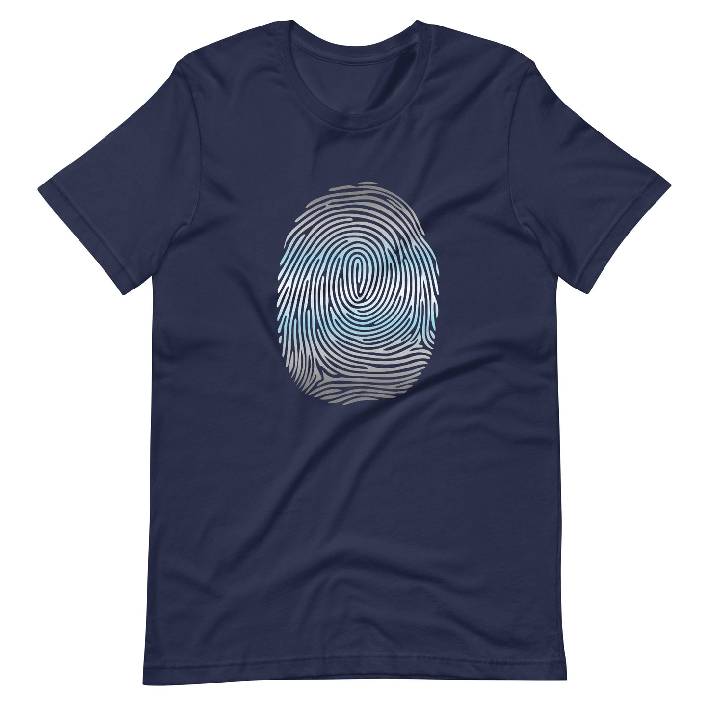 Demiboy Pride Identity Fingerprint Shirt Navy Demiboy unisex-staple-t-shirt-navy-front-660f55b6064ca