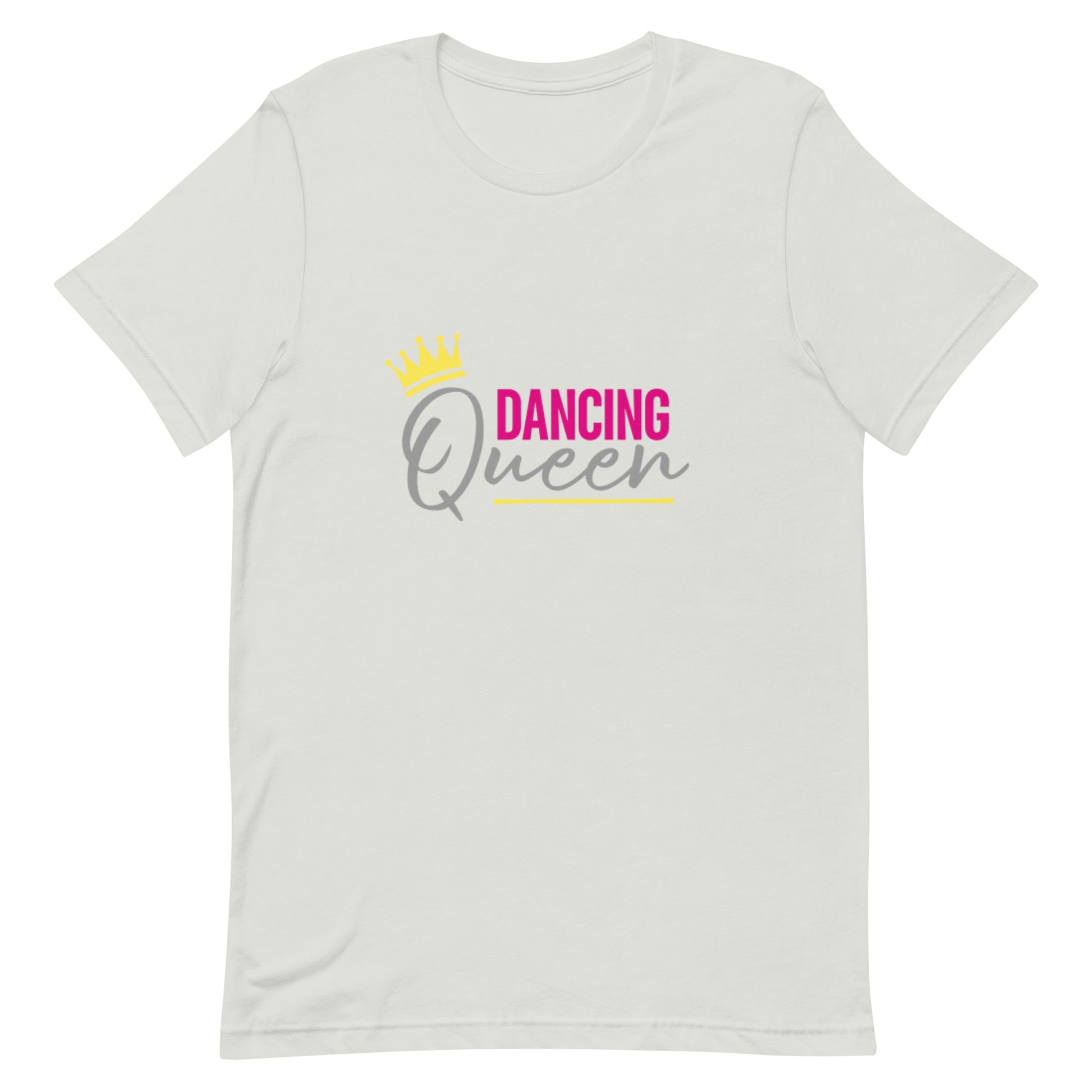 Dancing Queen Tee Silver unisex-staple-t-shirt-silver-front-64dfe9deee0b4