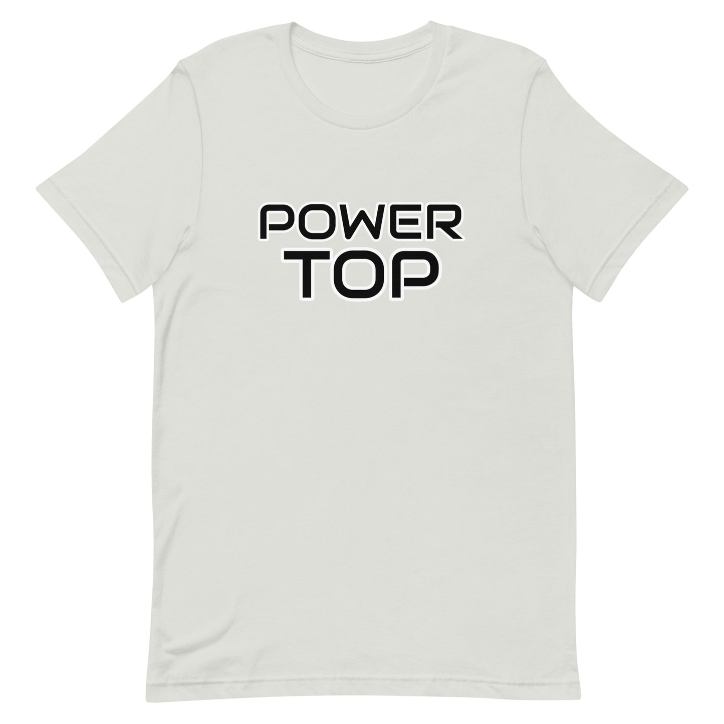 Power Top T-shirt Silver Gay unisex-staple-t-shirt-silver-front-64ed2cec9c0dd