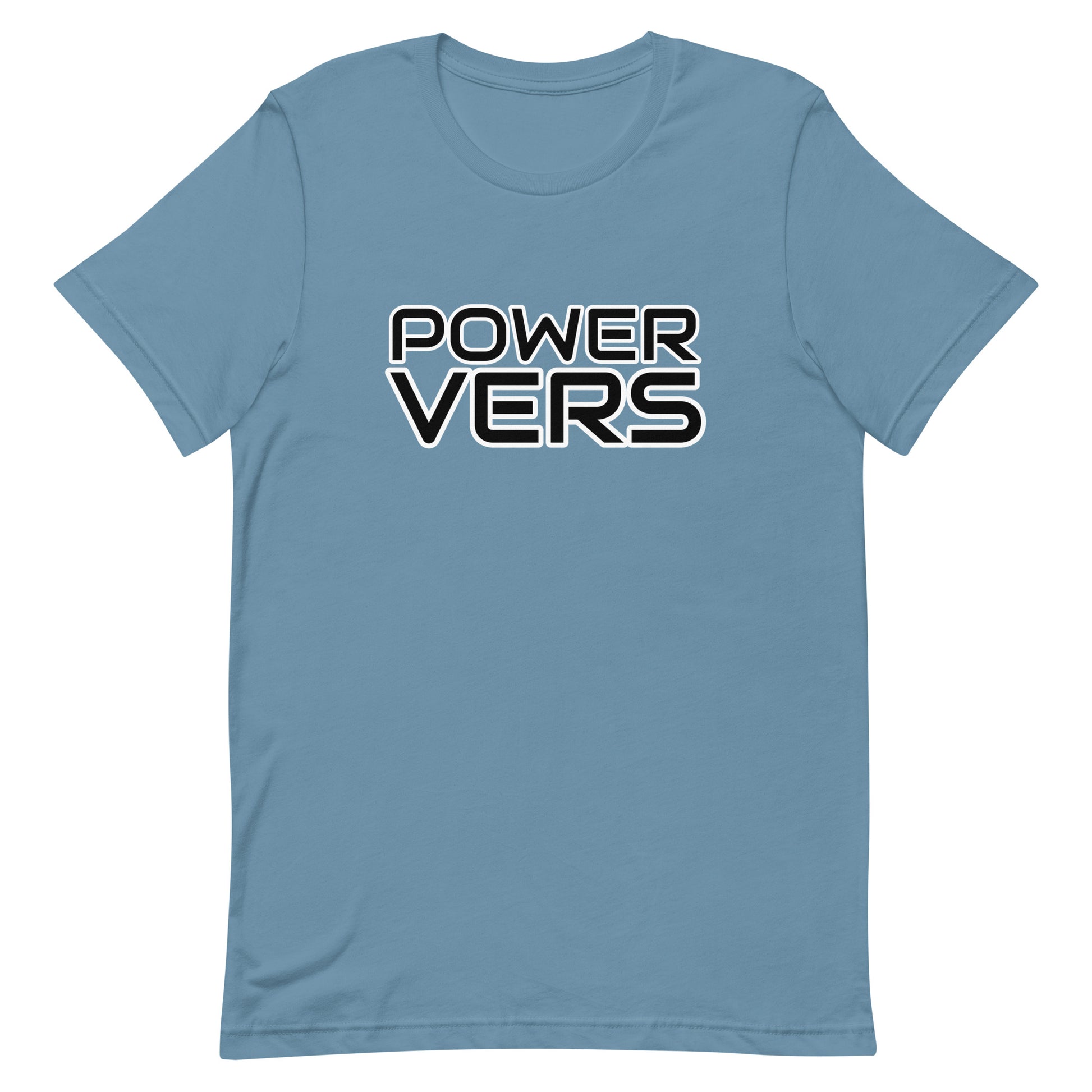 Power Vers T-shirt Steel Blue unisex-staple-t-shirt-steel-blue-front-654d15d34de97