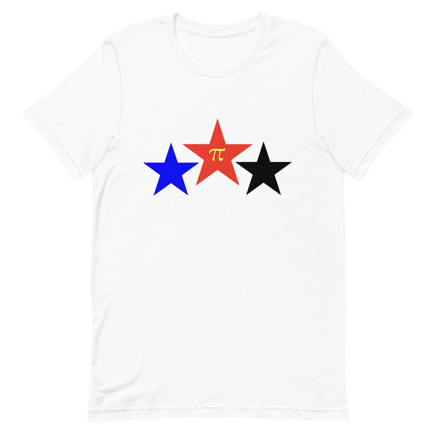 Polyamorous Polyamory Pride T-Shirt - Stars White Polyamorous unisex-staple-t-shirt-white-front-64dea4e171c3c