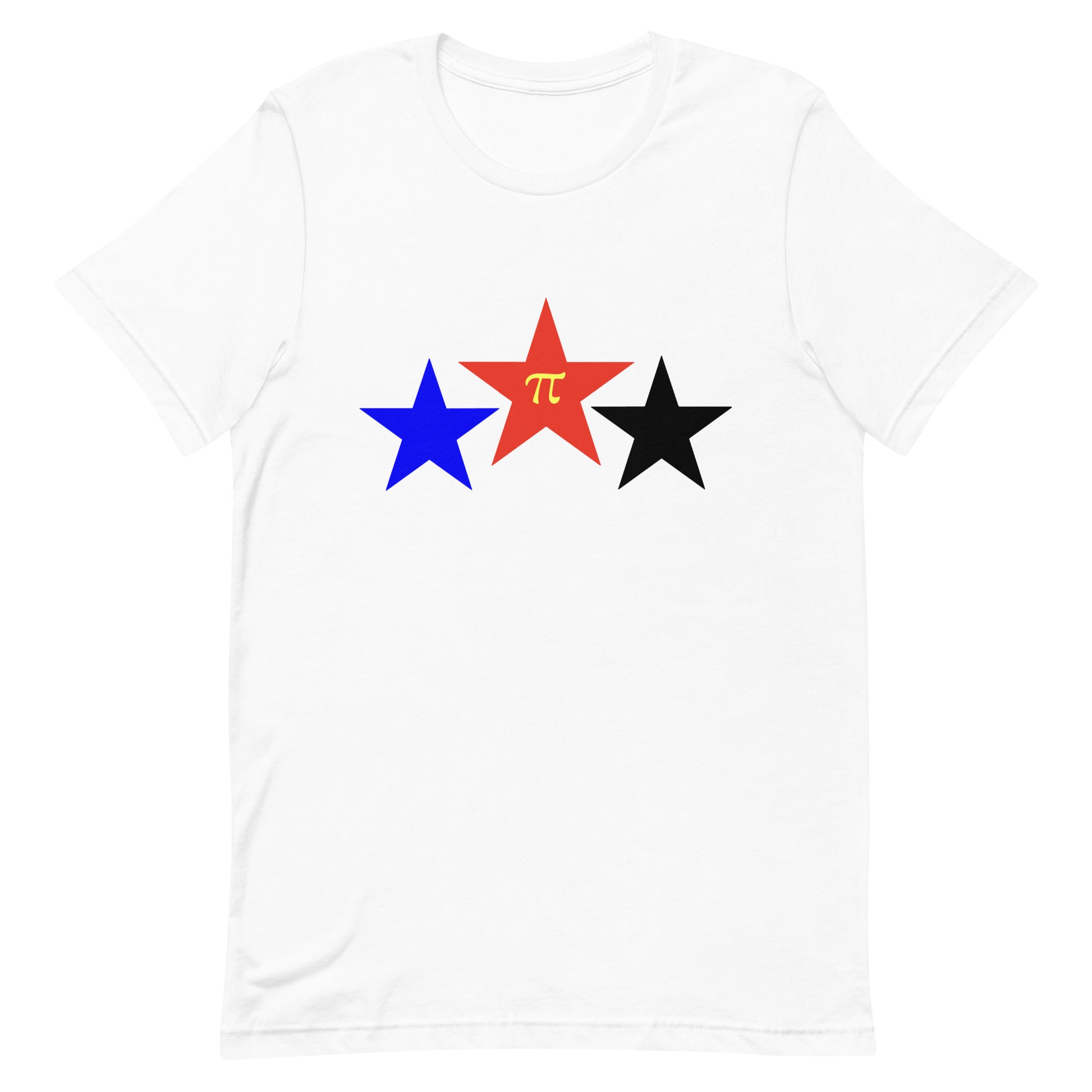 Polyamorous Polyamory Pride T-Shirt - Stars White Polyamorous unisex-staple-t-shirt-white-front-64dea4e171c3c