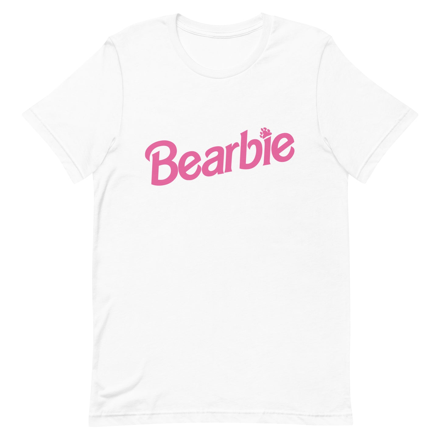 Gay Bear T-Shirt - Bearbie White Gay unisex-staple-t-shirt-white-front-663e45cca740c