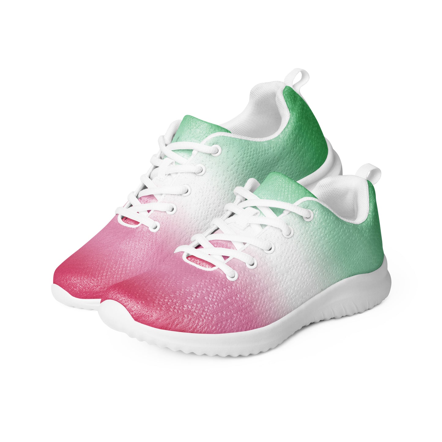 Abrosexual Pride Women’s Athletic Shoes in Ombre womens-athletic-shoes-white-left-front-64a77d237f336