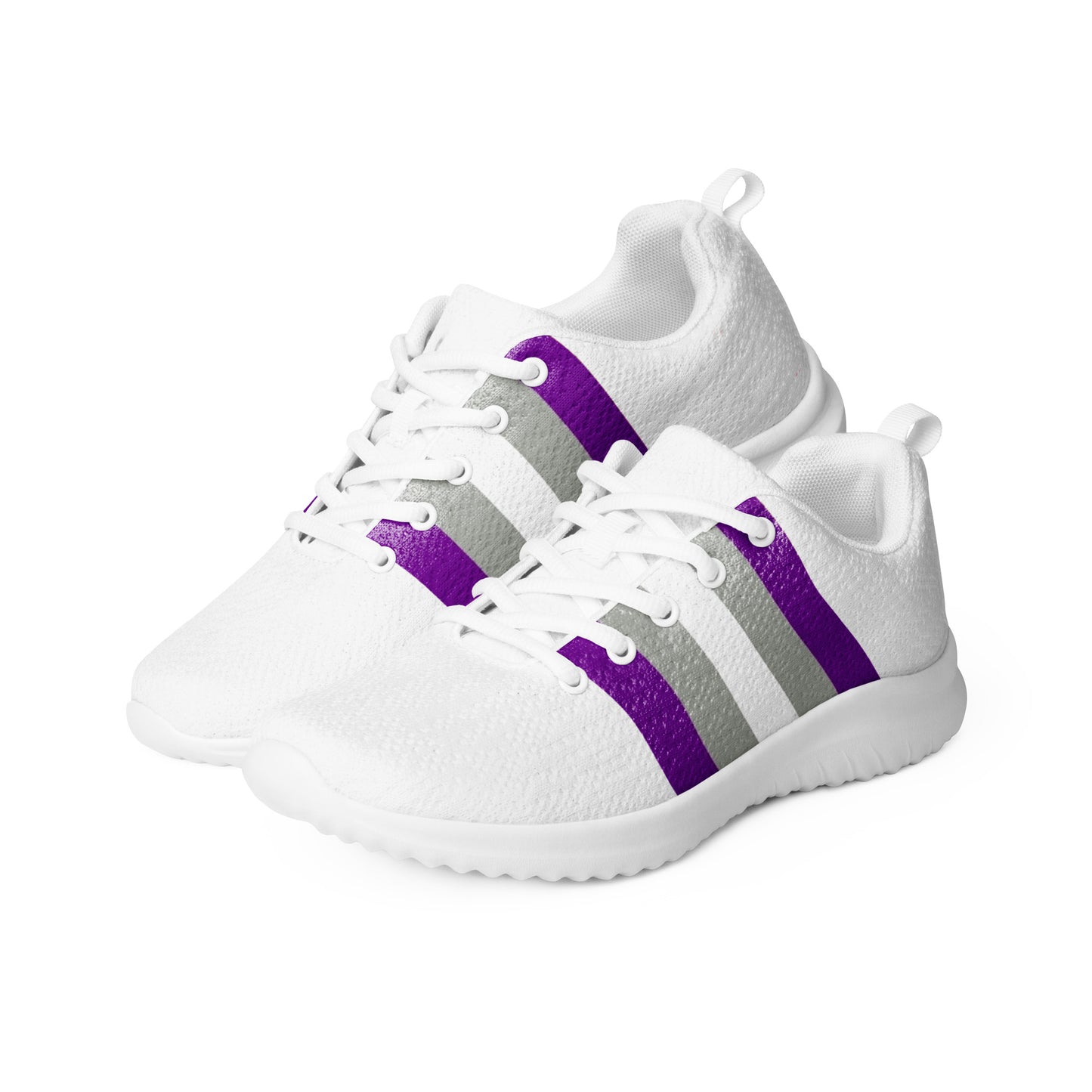 Greysexual Pride Flag Women’s Athletic Shoes womens-athletic-shoes-white-left-front-64a88afc096b2