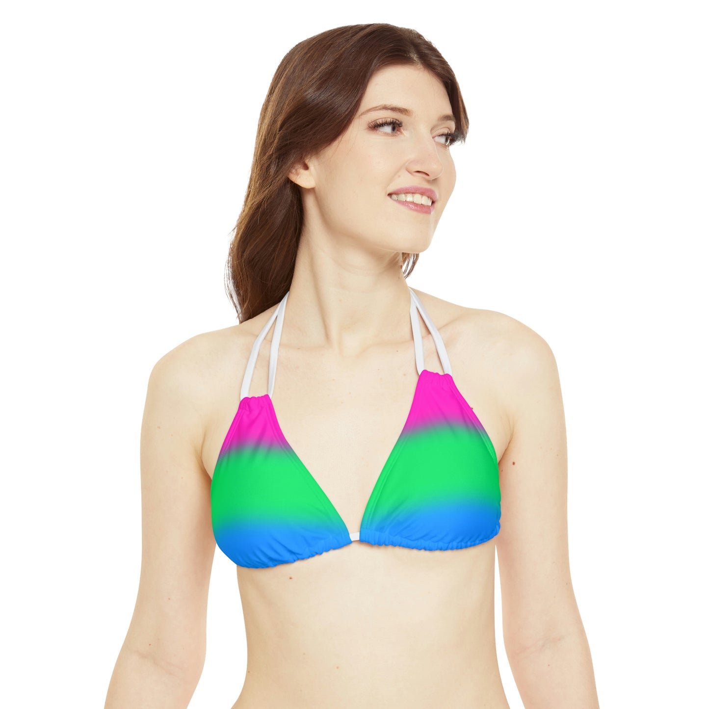 Polysexual Poly Pride Bikini Top - Ombre 0c7758ac21347872066122b2ed01e834