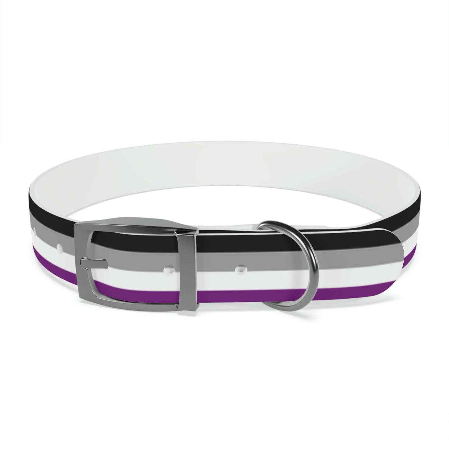 Asexual Ace Pride Dog Collar L Gun Metal Asexual 226484702ac3ce9ce9d14db13bc4a795