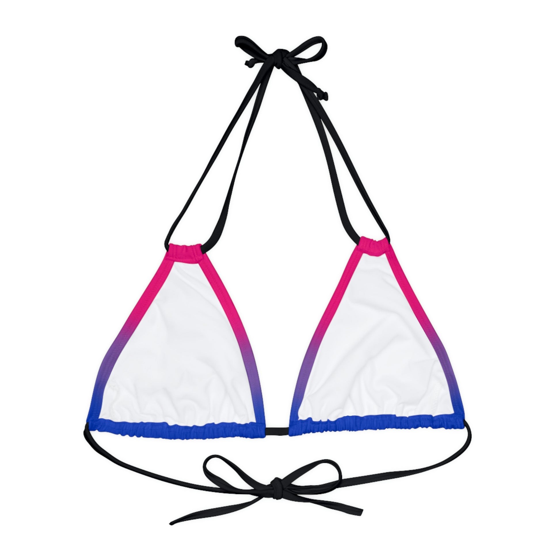 Bisexual Bi Pride String Bikini Top in Ombre 252d7df2339a8d7bb8fbc8fde8f72431