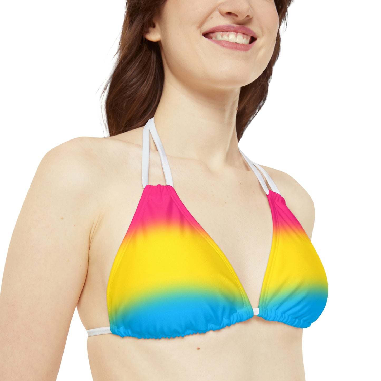 Pansexual Pan Pride Bikini Top - Ombre 5a73ea90beaaee2153a1b3aa43cd5e46