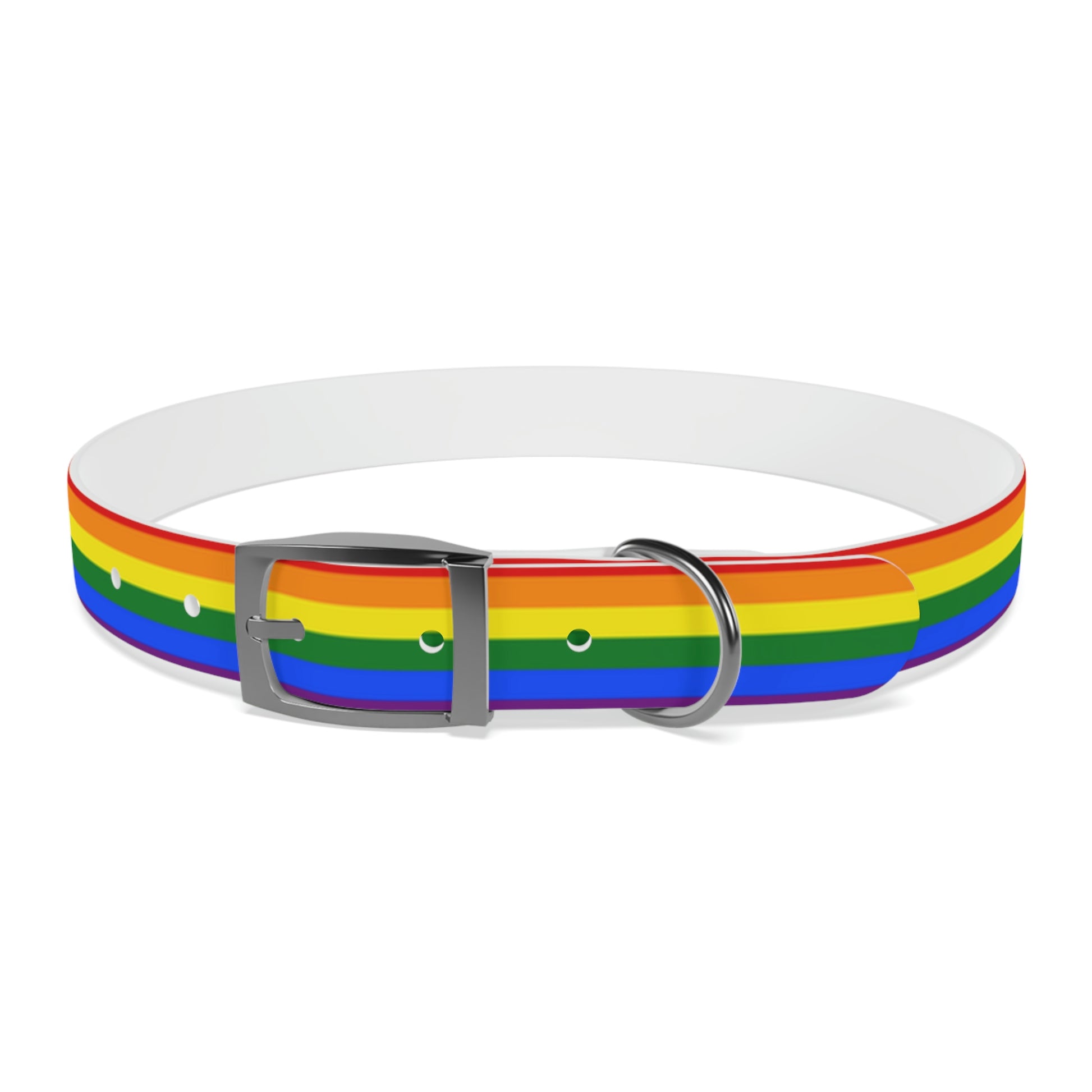 LGBTQ Pride Dog Collar XL Gun Metal Pride 75a2201e8fde579c297ff629ff8759d2