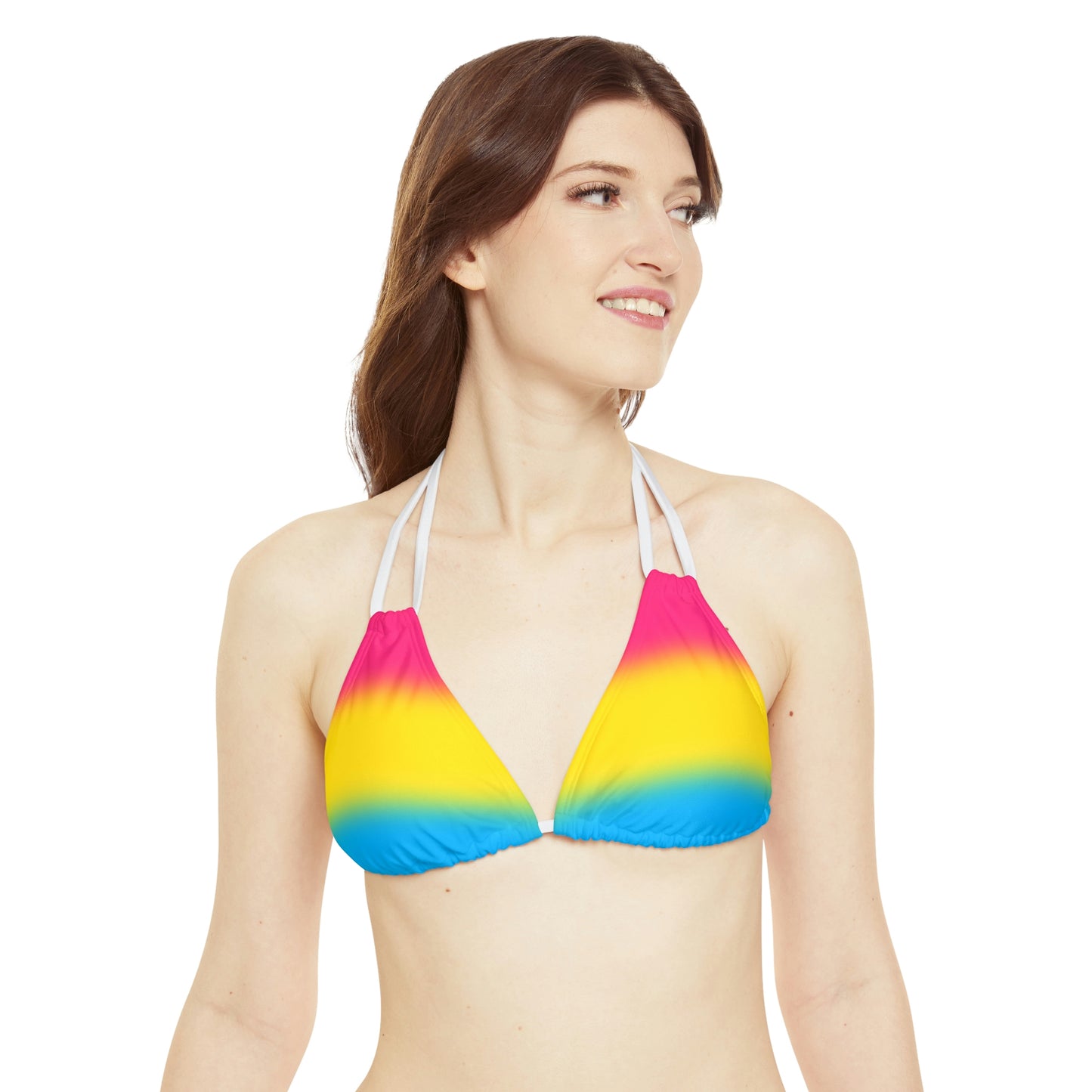 Pansexual Pan Pride Bikini Top - Ombre 77e96a7d44eb6133efd411a0fa5c370e