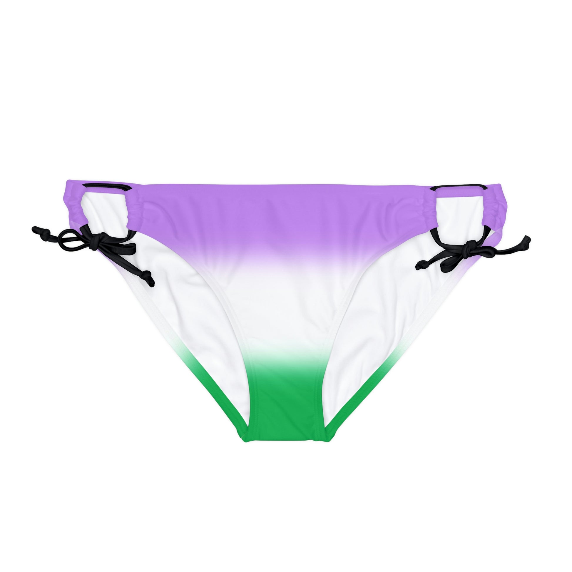 Genderqueer Pride Swimsuit Bikini Bottom - Ombre Black Genderqueer 8a528caca96310c657cbddb799c86b88