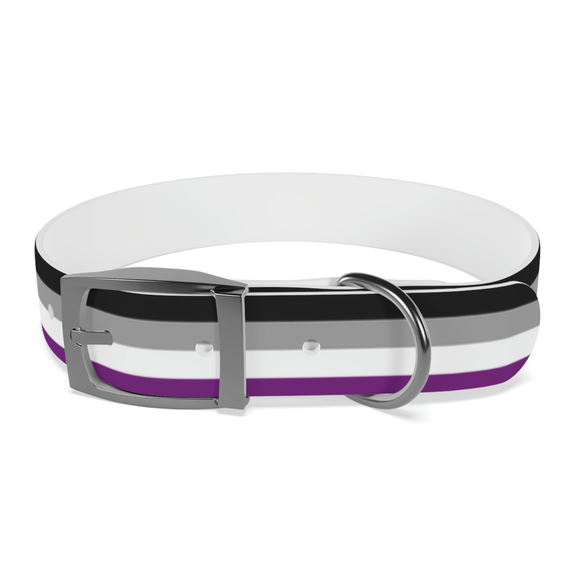 Asexual Ace Pride Dog Collar M Gun Metal Asexual 8ac0171e13b5d1e07ad28df3e2439847