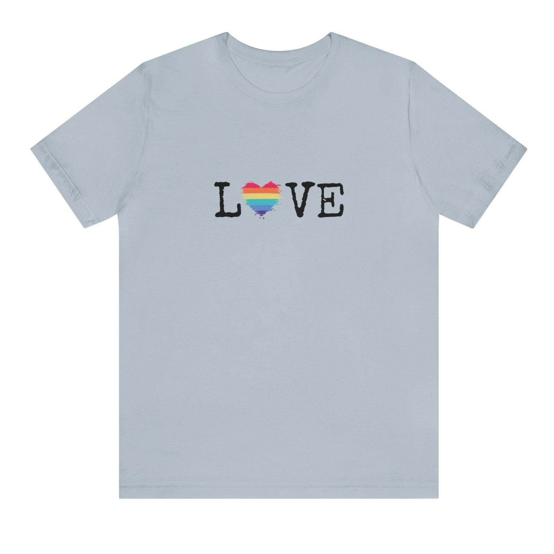 LGBTQ Pride T-Shirt - Pride Love Light Blue Pride 8e40f1a7dc918de9ffe10d2a7ccc9d12