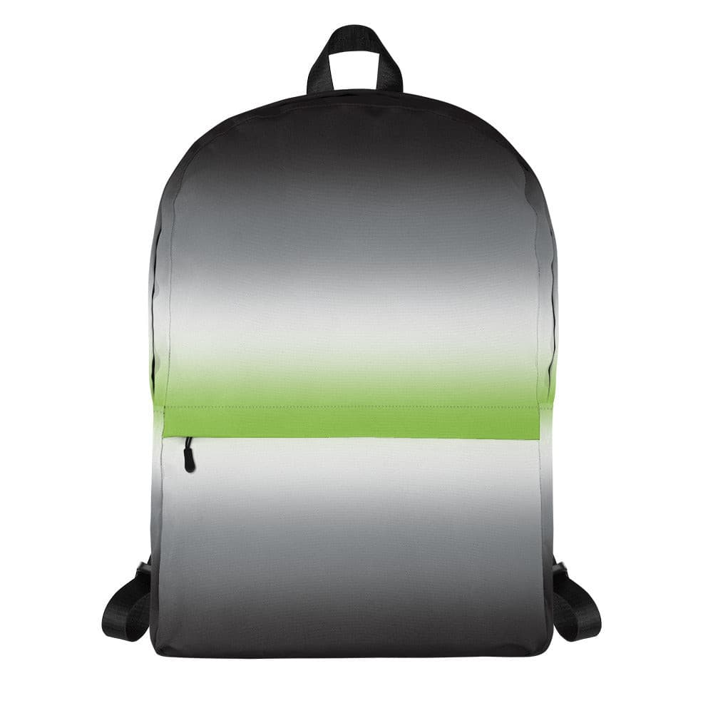 Agender Pride Backpack in Ombre Multi Agender Agender-Pride-Backpack-Ombre-front