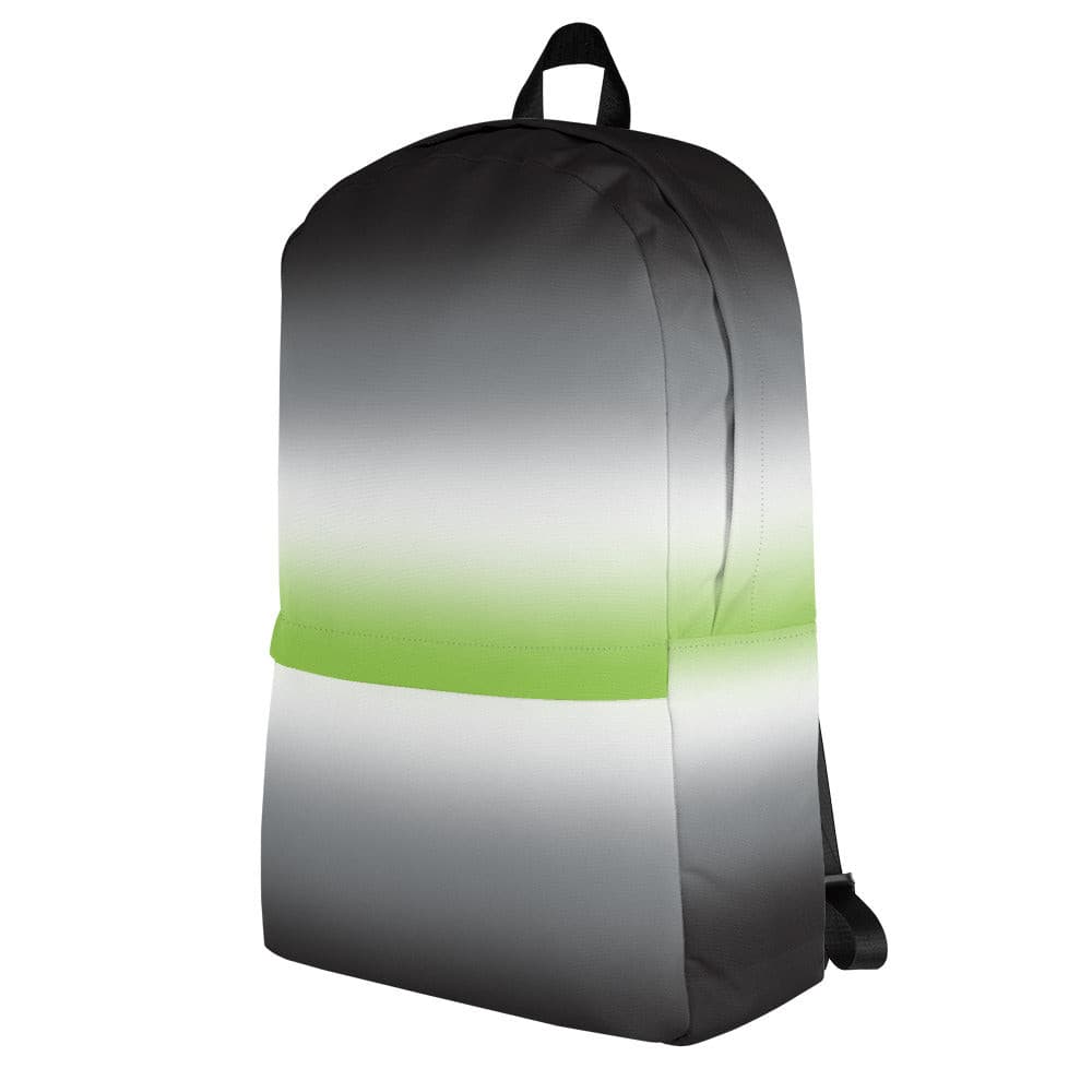 Agender Pride Backpack in Ombre Agender-Pride-Backpack-Ombre-left