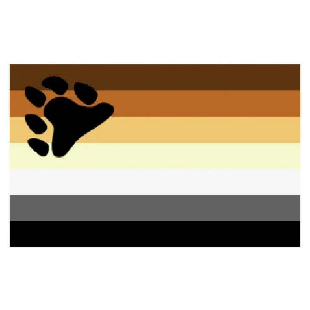 Gay Bear Pride Flag 3x5 Gay 3x5 BearFlag3x5