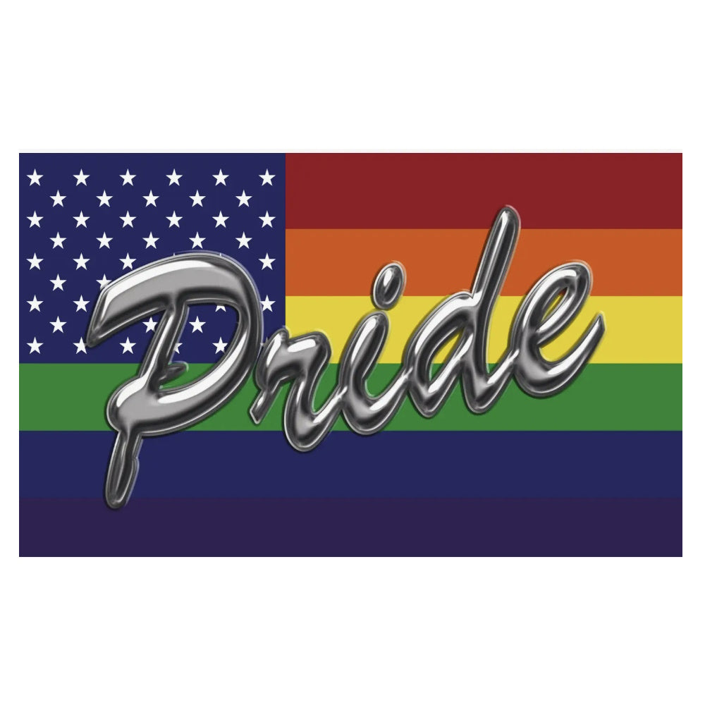 LGBTQ Pride Flag 3x5 - USA Pride Pride 3x5 USRainbowPrideFlag3x5