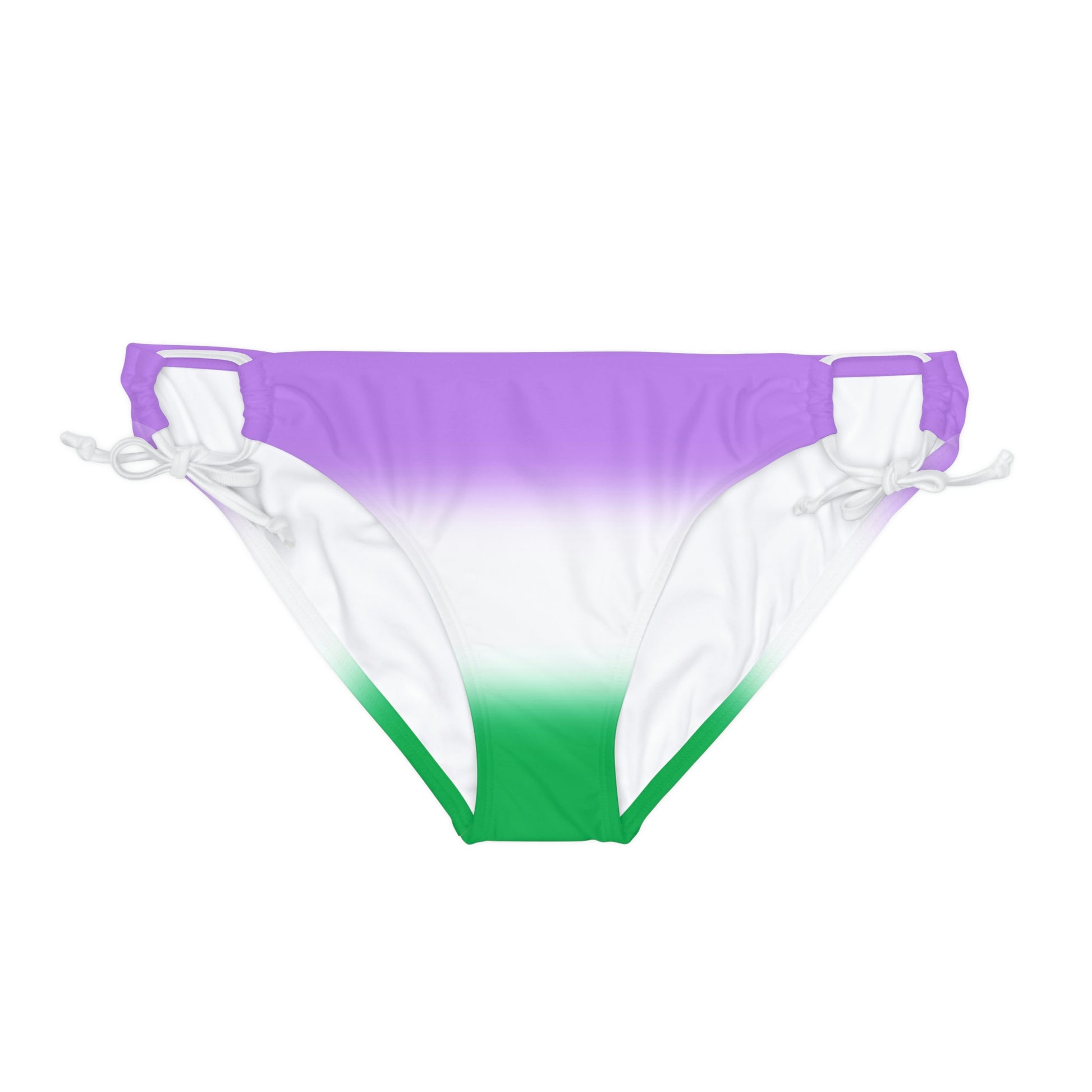 Genderqueer Pride Swimsuit Bikini Bottom - Ombre White Genderqueer a57595f11b8d4c1e9b1fe466314e463d