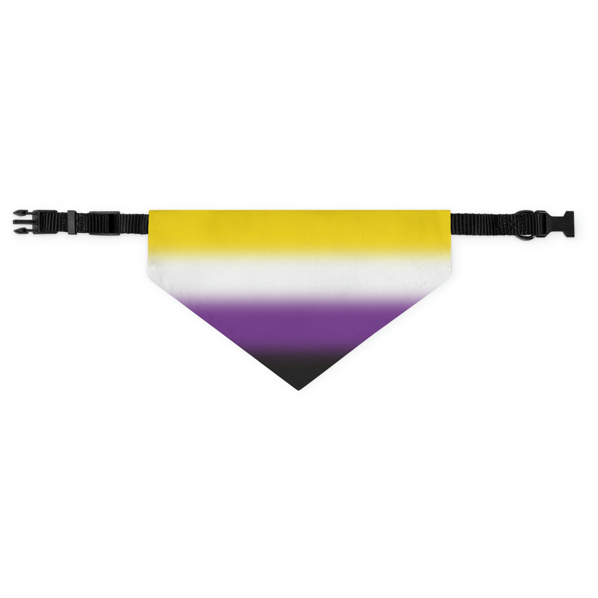 Nonbinary Enby Pride Pet Bandana with Collar M Multi Nonbinary ab27473d163139ccc1246d22f63f3810