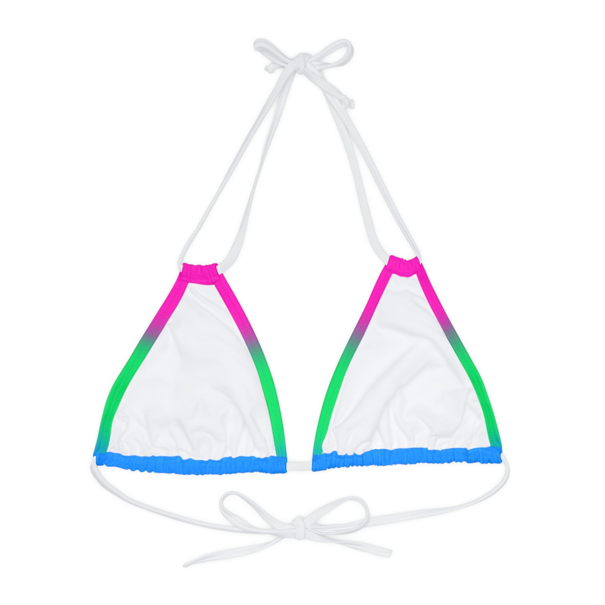 Polysexual Poly Pride Bikini Top - Ombre abeeab9b67396bf9121eab6d0b499923