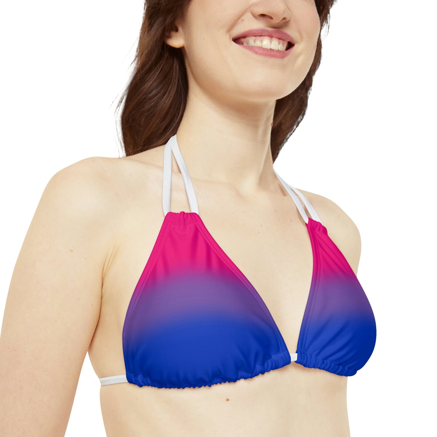 Bisexual Bi Pride String Bikini Top in Ombre adb81195d5d5801ed950d39a6fd13555