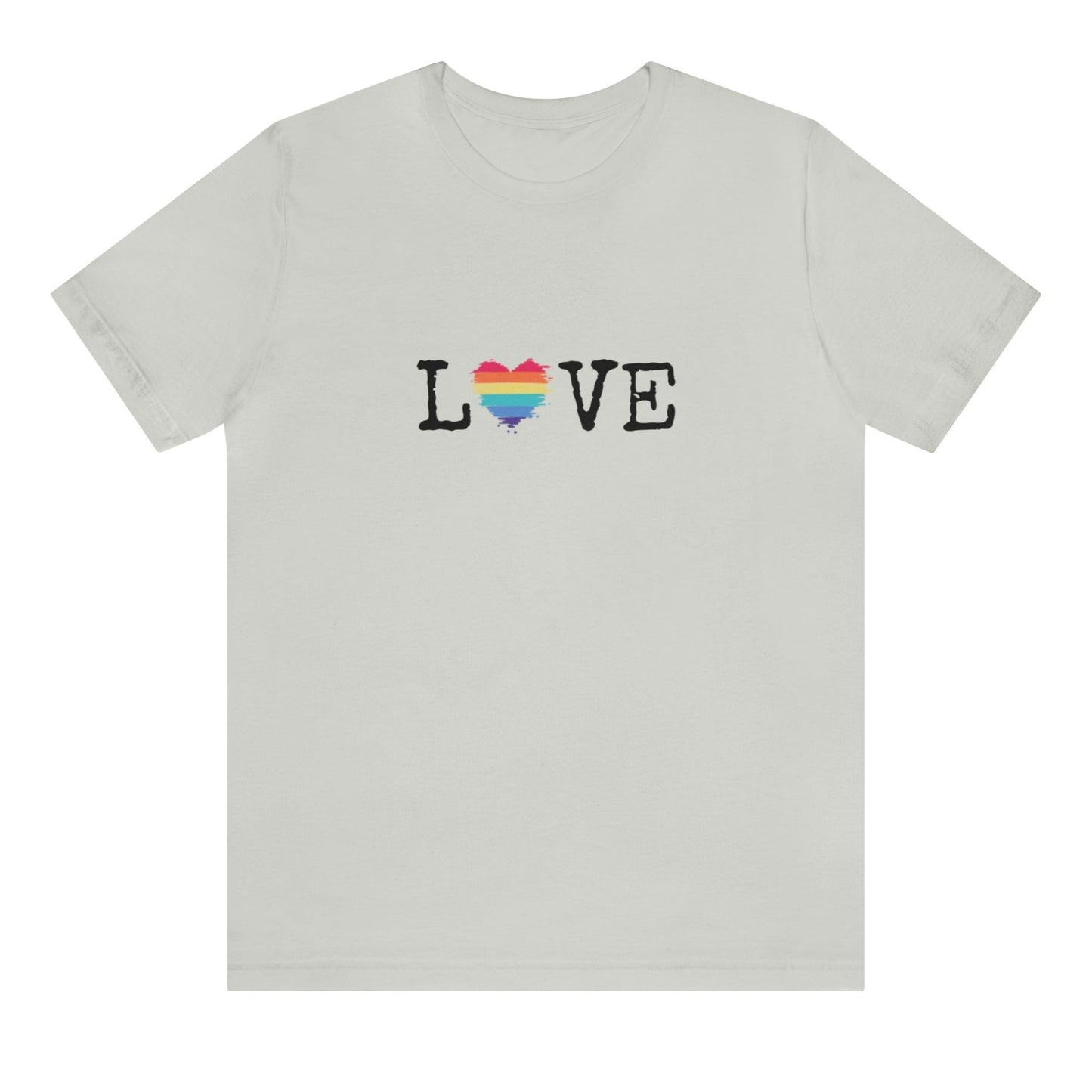 LGBTQ Pride T-Shirt - Pride Love Silver Pride ae91ae5ccdcc0dabf846afd5c14300e5