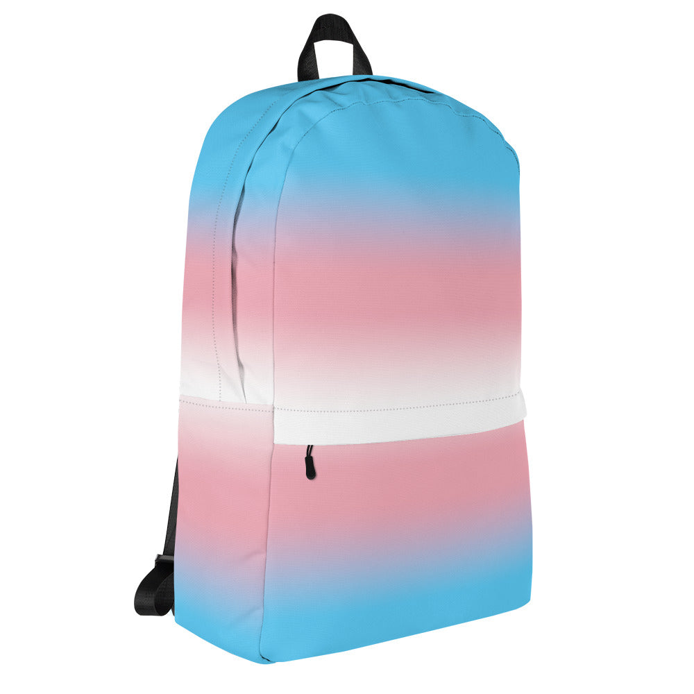 Transgender Trans Pride Backpack - Ombre all-over-print-backpack-white-right-64284a19264d1