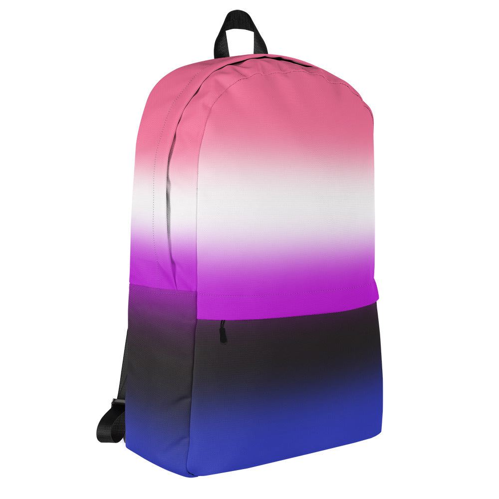 Genderfluid Pride Backpack - Ombre all-over-print-backpack-white-right-642a0605b948b