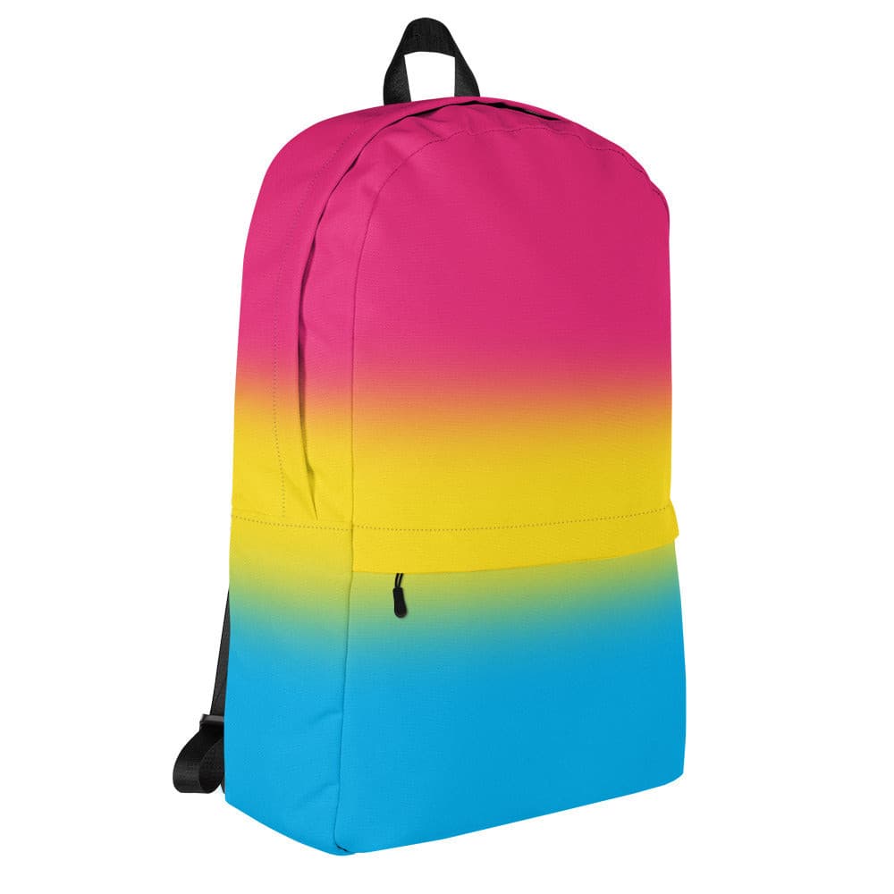 Pansexual Pan Pride Backpack - Ombre all-over-print-backpack-white-right-642a0e00a1f6d