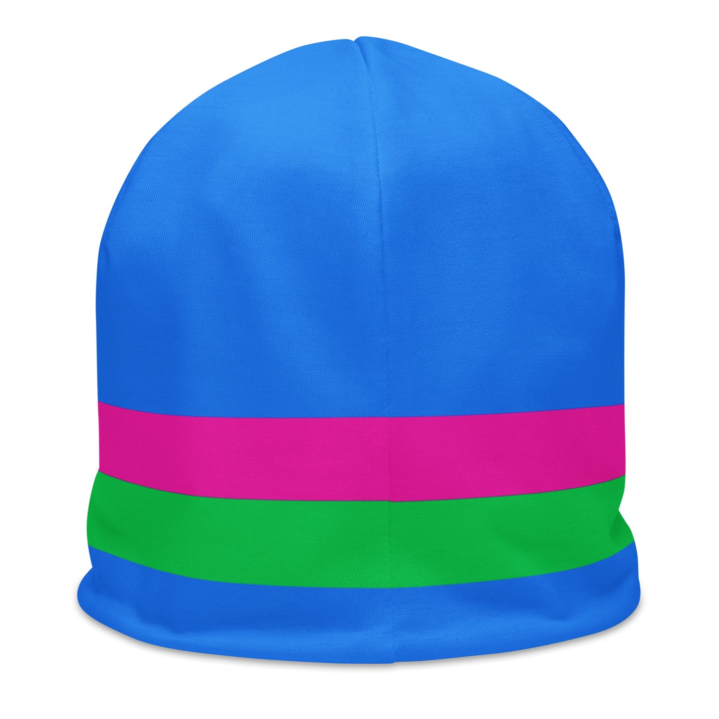 Polysexual Poly Pride Flag Beanie all-over-print-beanie-white-back-63896903a0893