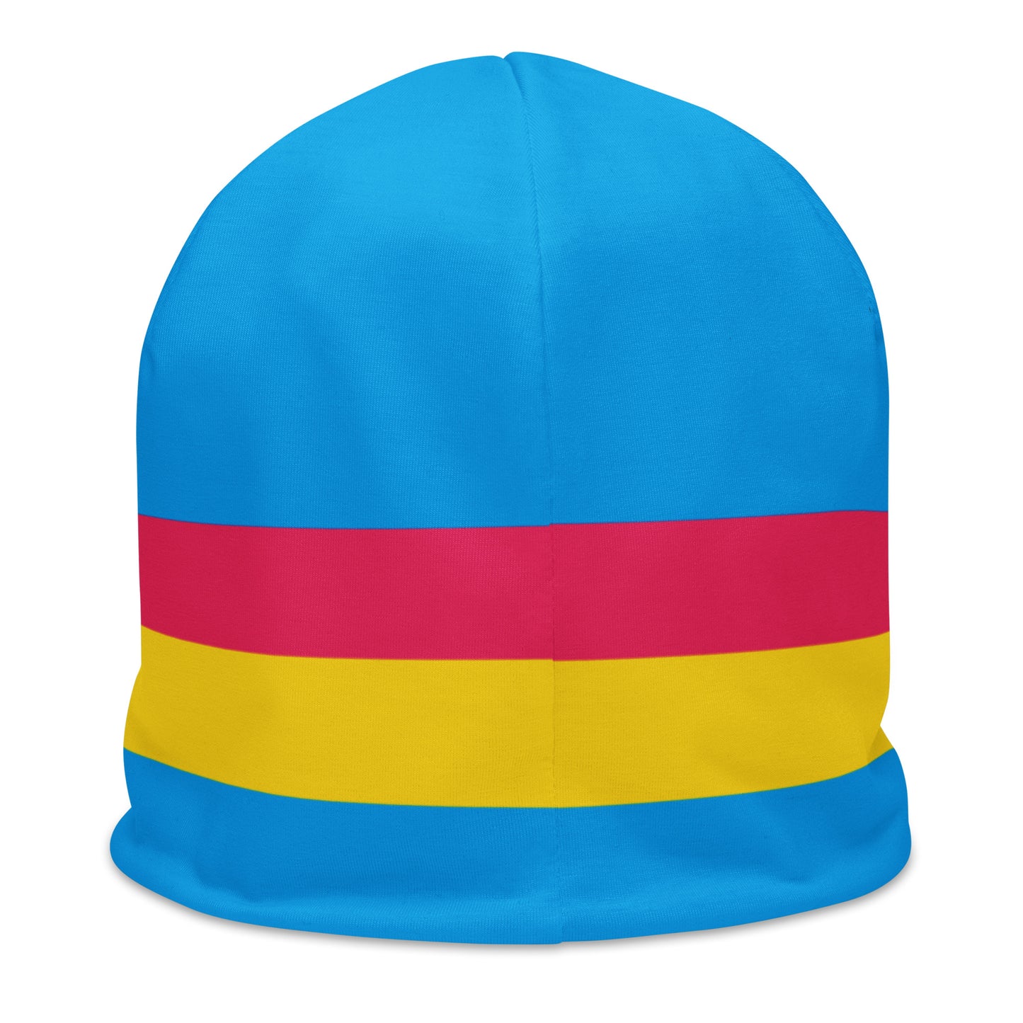 Pansexual Pan Pride Flag Beanie all-over-print-beanie-white-back-638969334be5d