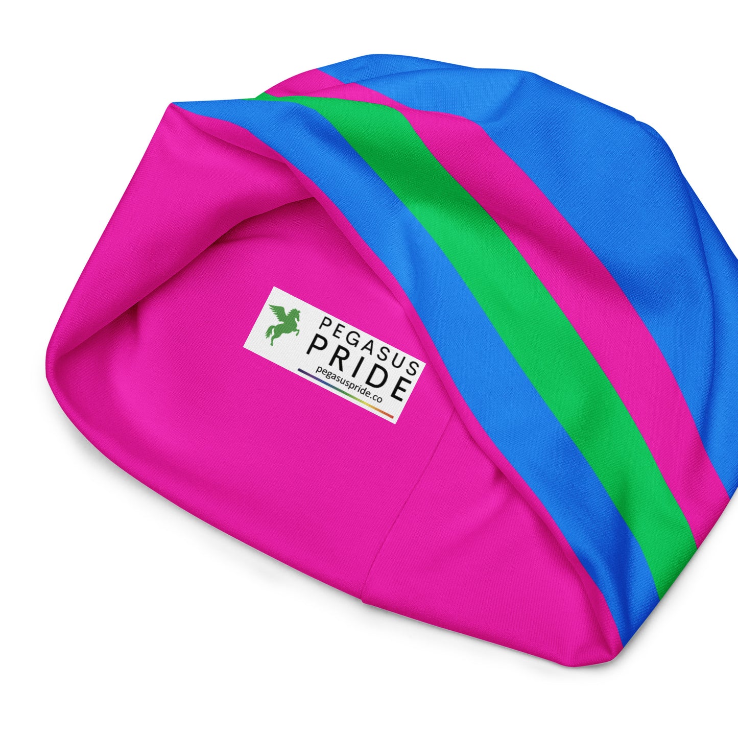 Polysexual Poly Pride Flag Beanie Polysexual all-over-print-beanie-white-inside-63896903a0b9e