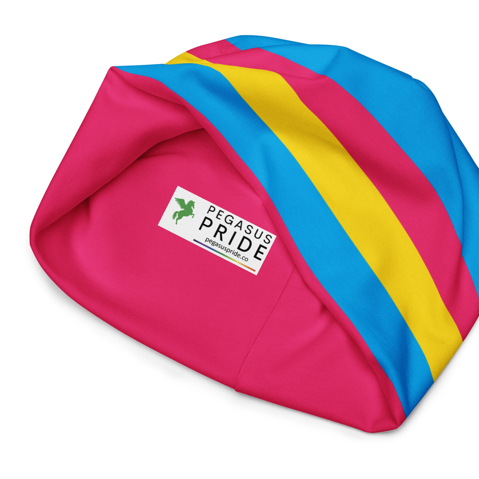 Pansexual Pan Pride Flag Beanie Pansexual all-over-print-beanie-white-inside-638969334c197