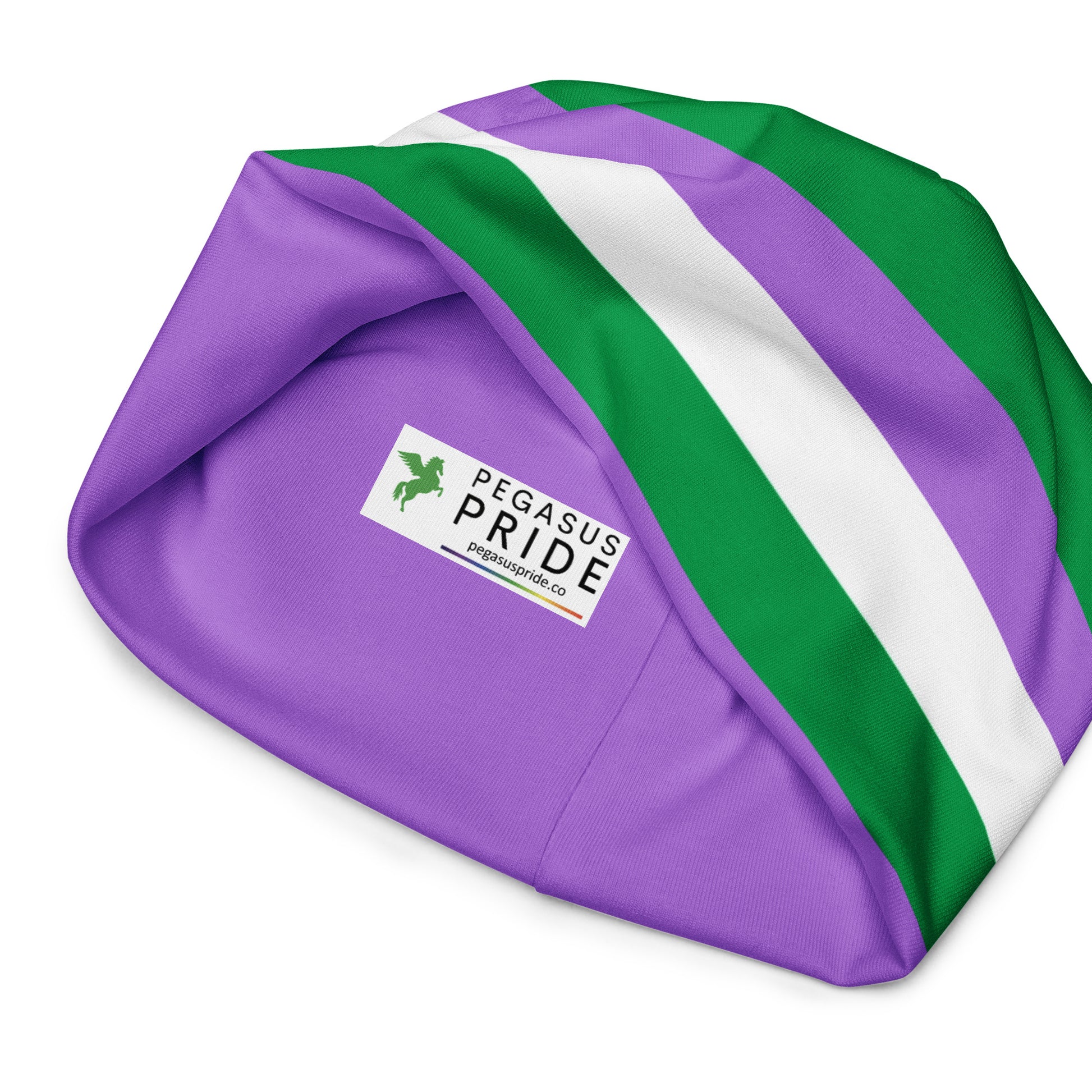 Genderqueer Pride Flag Beanie Genderqueer all-over-print-beanie-white-inside-63896a8e3c91b