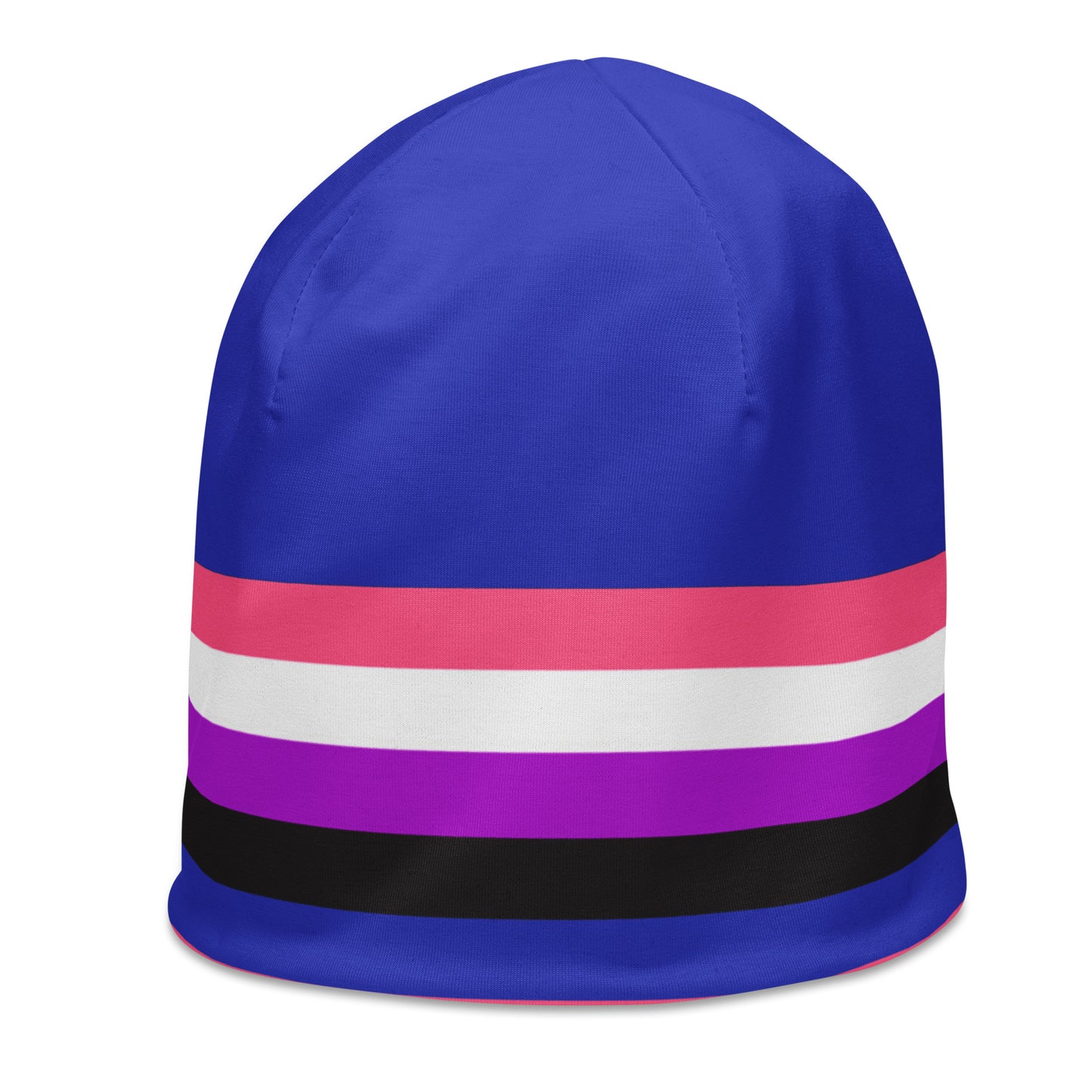 Genderfluid Pride Beanie all-over-print-beanie-white-left-front-638969a53b0d9