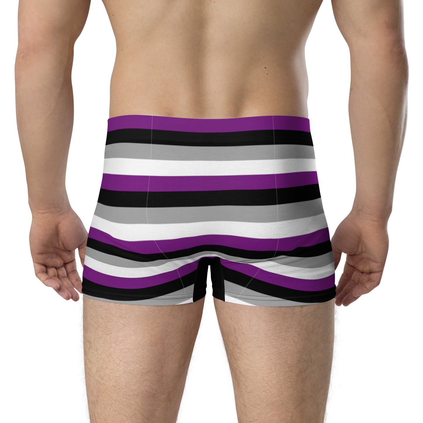 Asexual Ace Pride Stripes Boxer Brief Underwear all-over-print-boxer-briefs-white-back-6379a45aa7d85