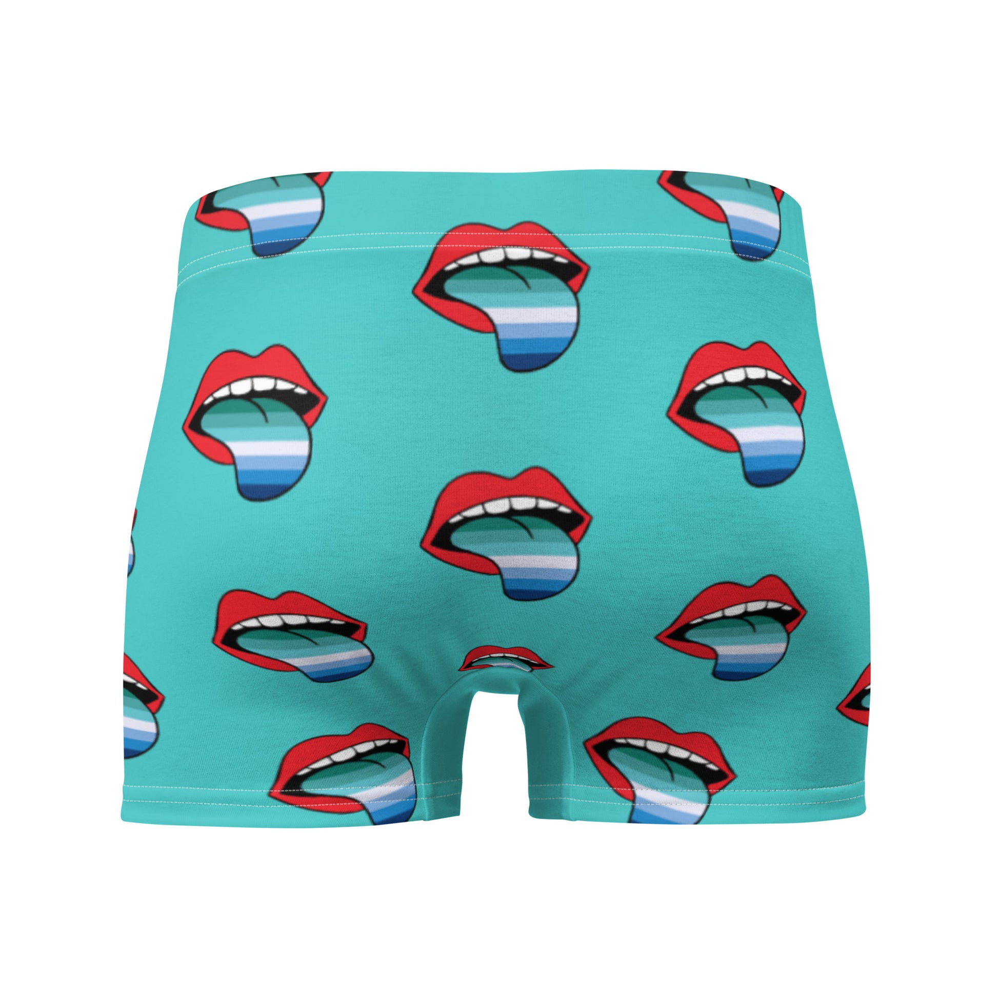Gay MLM Vincian Pride Lips and Tongue Boxer Briefs Underwear