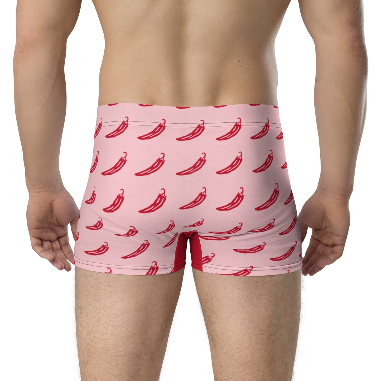 Chile Pepper Boxer Brief Underwear all-over-print-boxer-briefs-white-back-6379aaadbac03