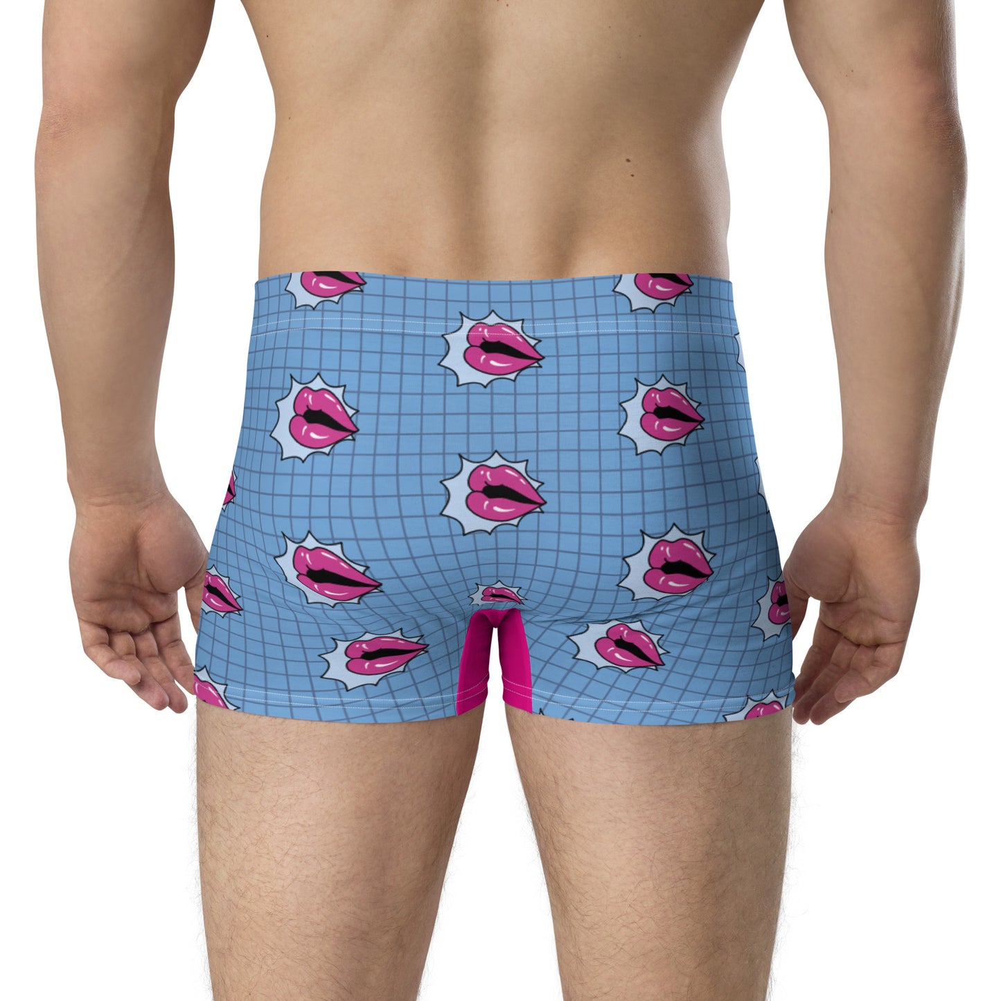 Retro Lips Boxer Briefs Underwear all-over-print-boxer-briefs-white-back-6379ad49ee01a