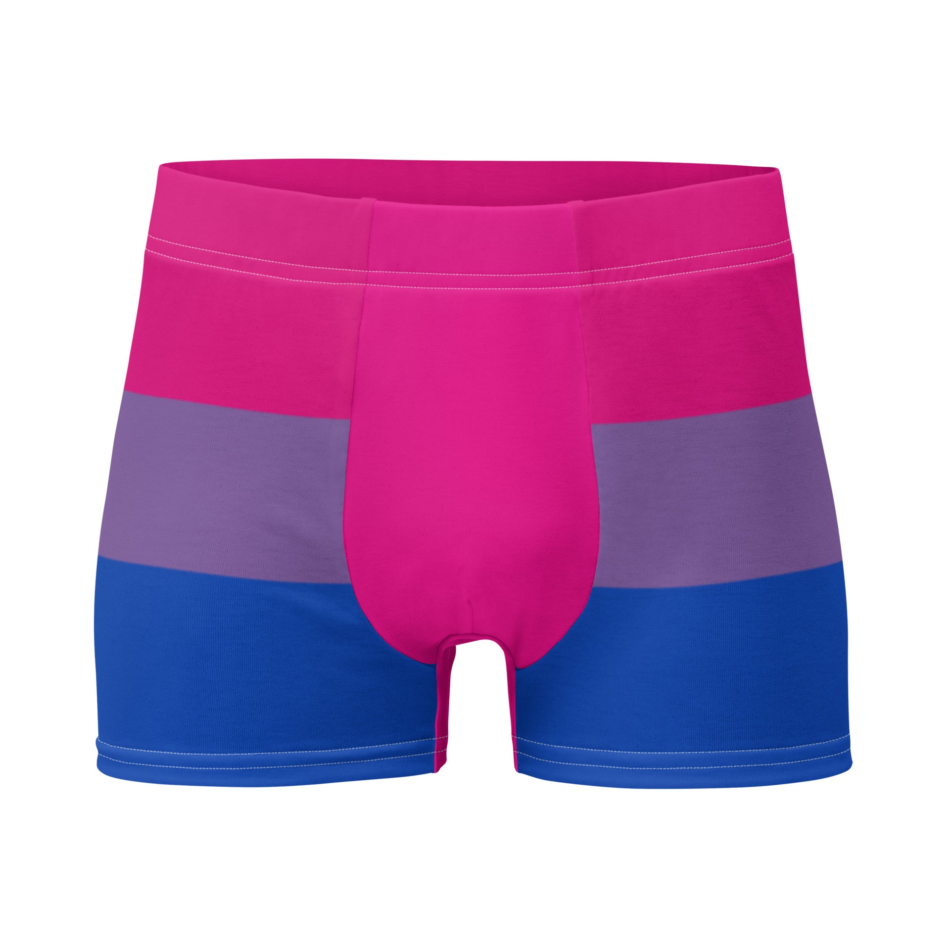 Bisexual Bi Pride Stripe Boxer Brief Underwear