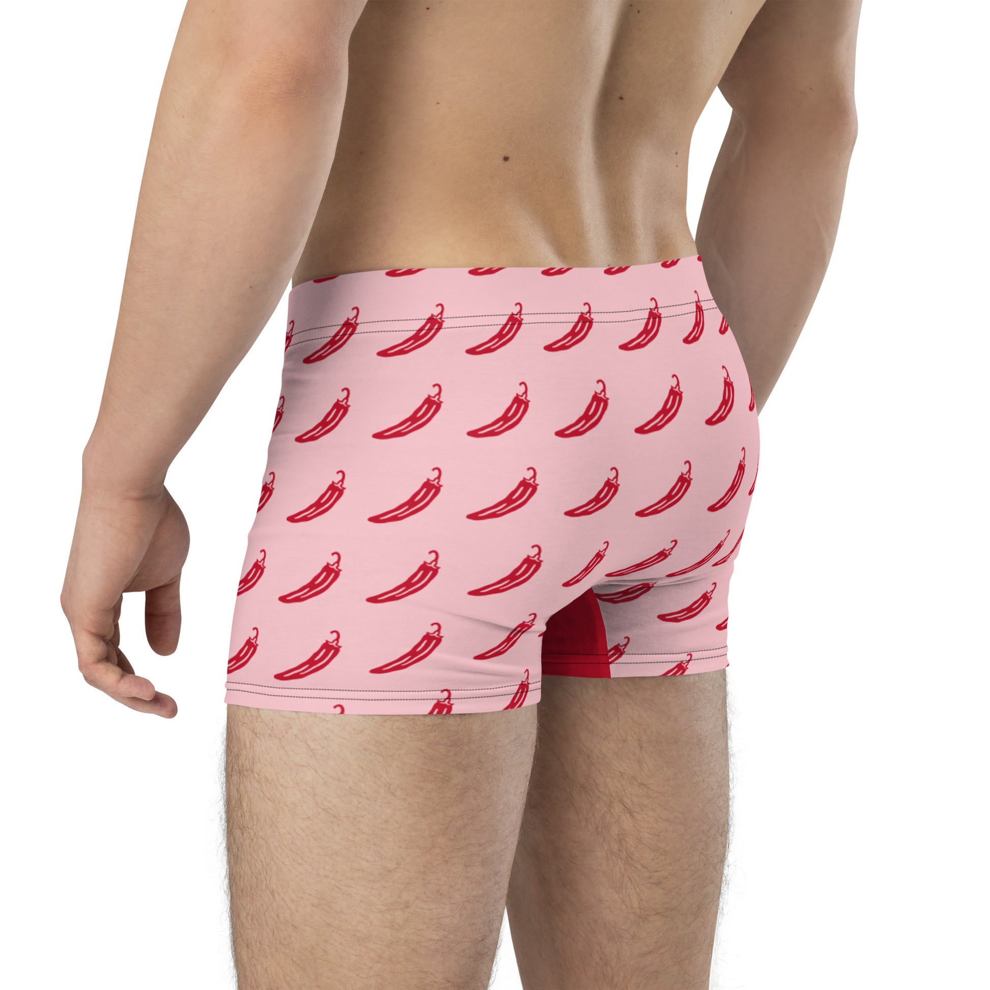 Chile Pepper Boxer Brief Underwear all-over-print-boxer-briefs-white-left-back-6379aaadbae91