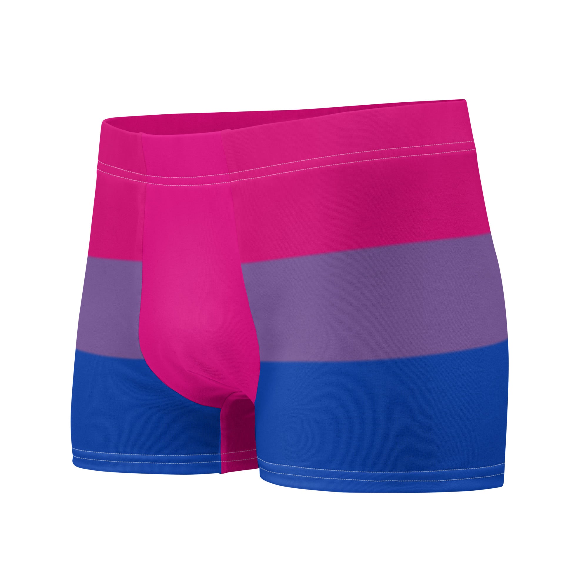 Bisexual Bi Pride Stripe Boxer Brief Underwear