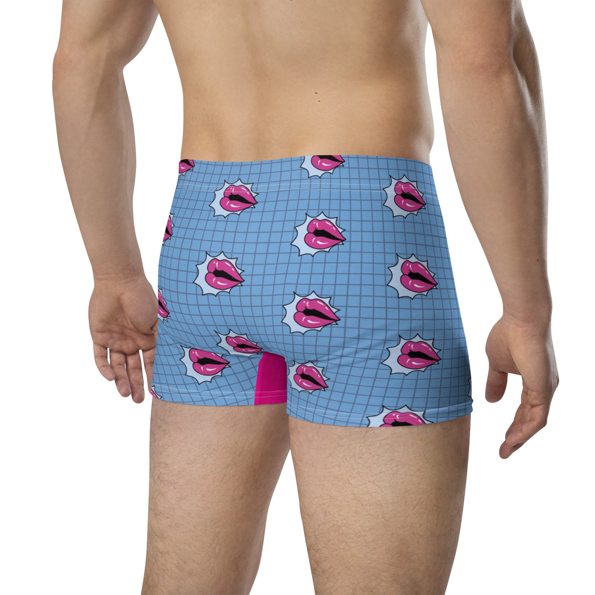 Retro Lips Boxer Briefs Underwear all-over-print-boxer-briefs-white-right-back-6379ad49ee2f0