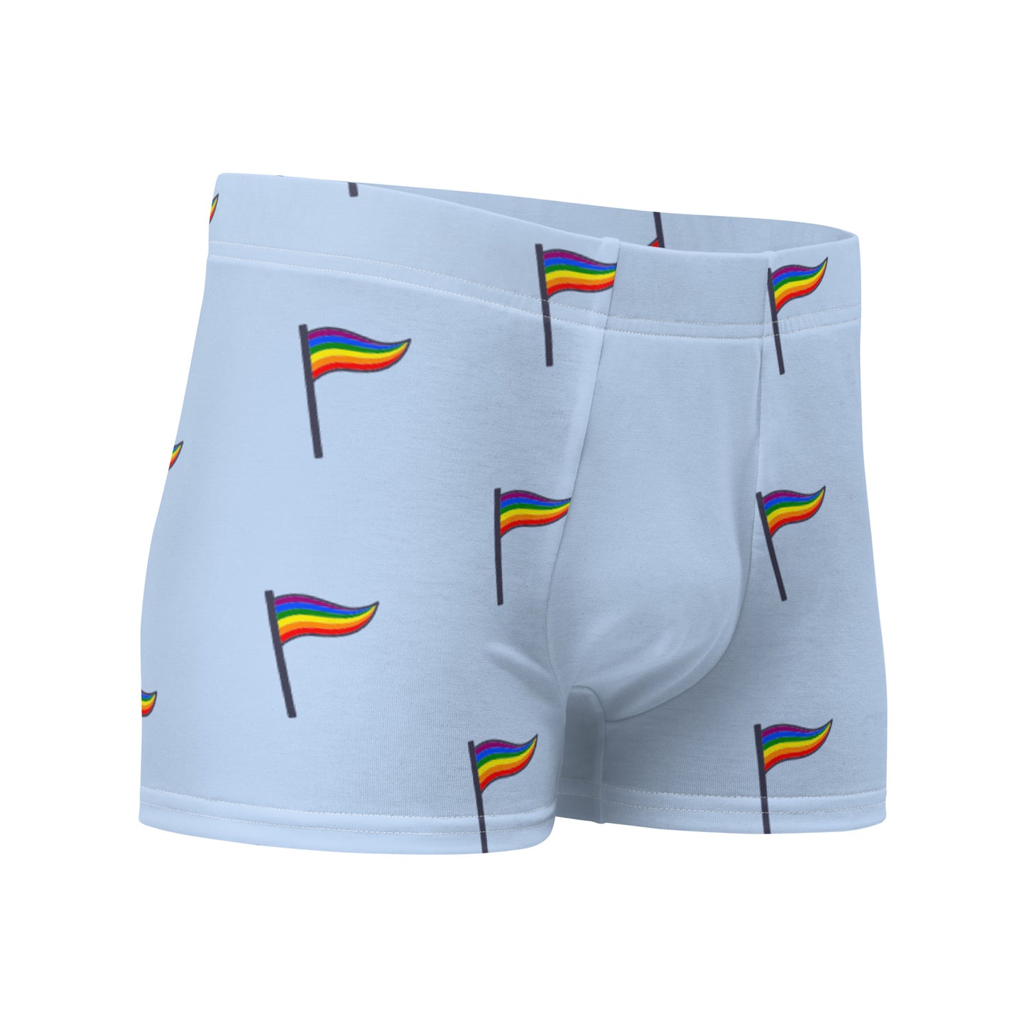 LGBTQ Pride Boxer Briefs Underwear - Flags all-over-print-boxer-briefs-white-right-front-63799b8cf027c