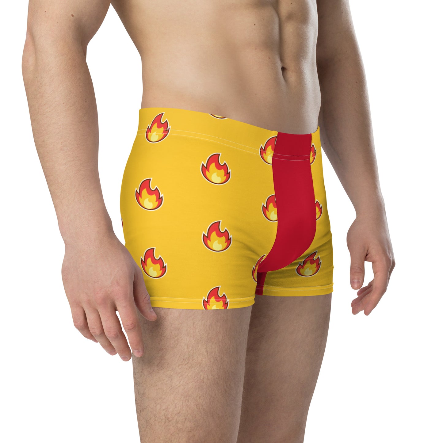 Flaming Hot Boxer Briefs Underwear all-over-print-boxer-briefs-white-right-front-6379ab8459b6a