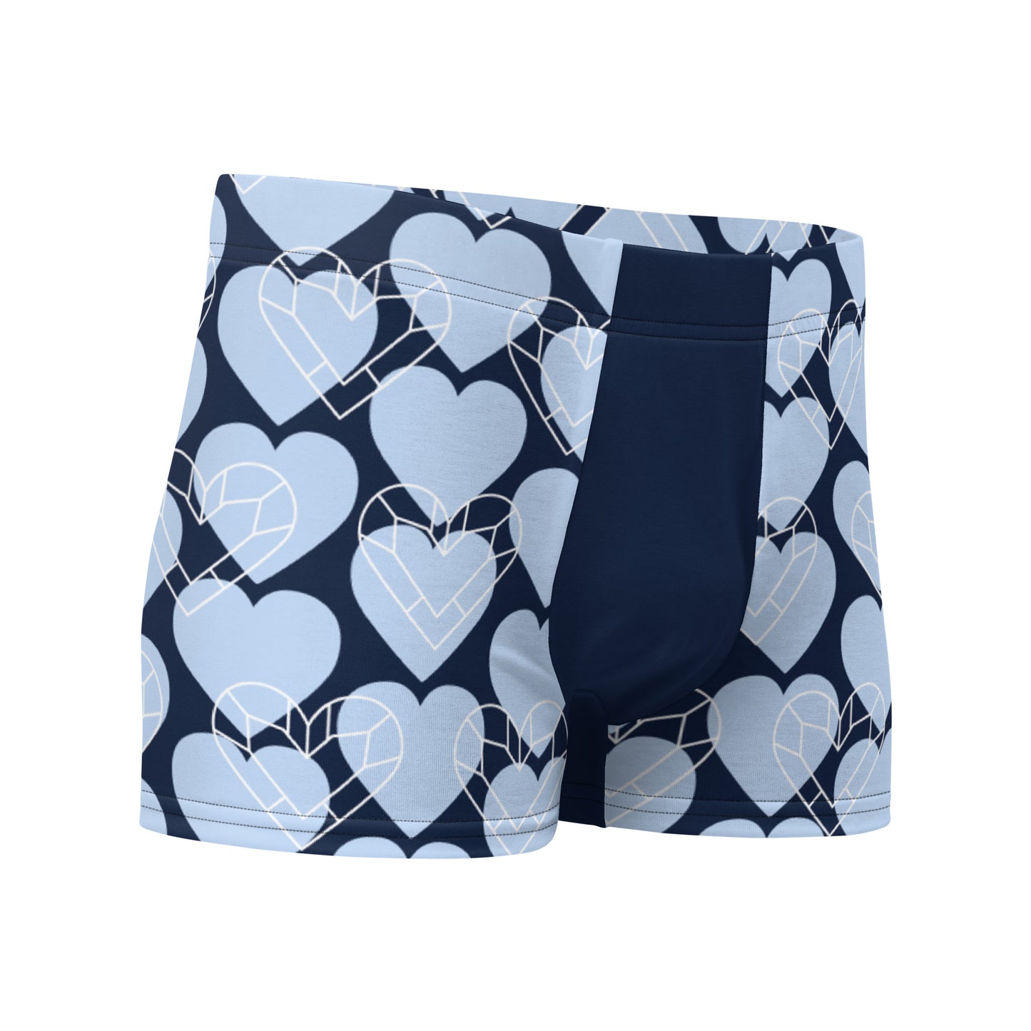 Blue Hearts Boxer Brief Underwear all-over-print-boxer-briefs-white-right-front-6379adfa3460d