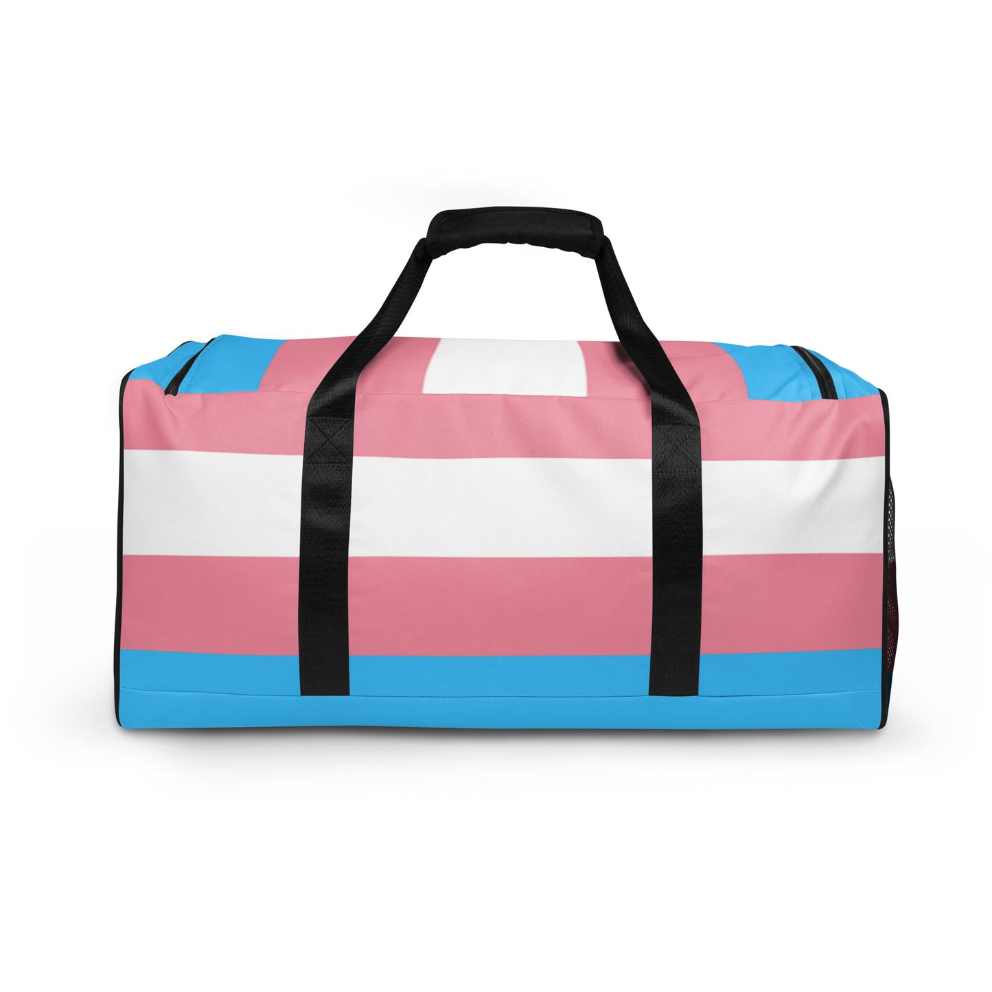 Transgender Trans Pride Flag Weekender Duffel Bag all-over-print-duffle-bag-white-back-63706acf9d52e