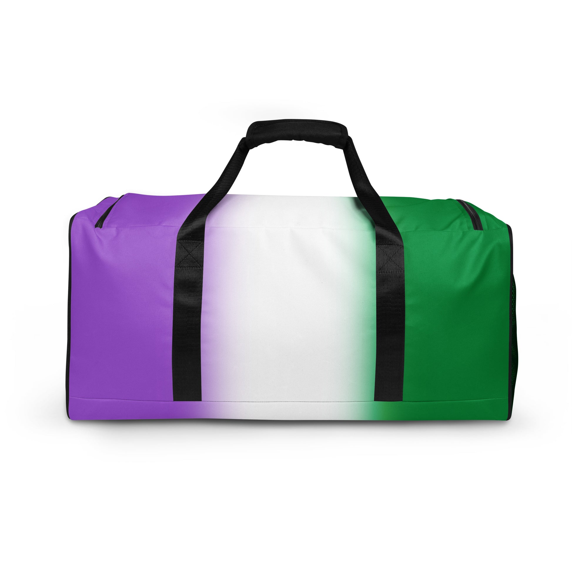 Genderqueer Pride Weekender Duffel Bag - Ombre all-over-print-duffle-bag-white-back-642cd98220a7e